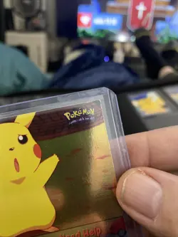 C’mon Guys We Need Your Help Pikachus Vacation Topps #53 Pokemon Card Foil A16 - Image 3