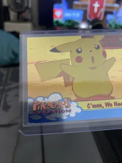 C’mon Guys We Need Your Help Pikachus Vacation Topps #53 Pokemon Card Foil A16 - Image 4