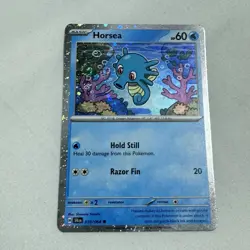 SWIRL Horsea 010/064 Cosmos Holo Rare Promo Pokemon Card - NM - Image 1