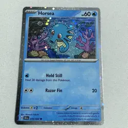 SWIRL Horsea 010/064 Cosmos Holo Rare Promo Pokemon Card - NM - Image 5