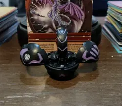 Bakugan Darkus Wavern 440G Black Battle Brawlers Rare W/Card! - Image 3