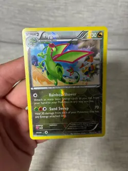 Flygon Reverse Holo 76/111 Furious Fists, XY (HP) Pokemon Card - Image 1