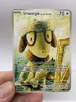 Smeargle Van Gogh Gold Metal Pokemon Card-Collectible Gift Display！NICE! - Image 2