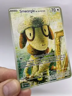 Smeargle Van Gogh Gold Metal Pokemon Card-Collectible Gift Display！NICE! - Image 3