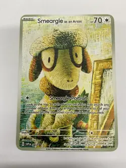 Smeargle Van Gogh Gold Metal Pokemon Card-Collectible Gift Display！NICE! - Image 5