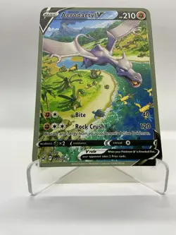 Aerodactyl V Van Gogh Gold Metal Pokemon Card-Collectible Gift Display！NICE! - Image 3
