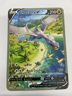 Aerodactyl V Van Gogh Gold Metal Pokemon Card-Collectible Gift Display！NICE! - Image 4