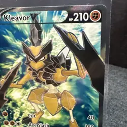 Kleavor V SWSH248 Black Star Promo Full Art Ultra Rare Holo Pokemon TCG Card NM - Image 4