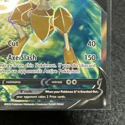Kleavor V SWSH248 Black Star Promo Full Art Ultra Rare Holo Pokemon TCG Card NM - Image 5