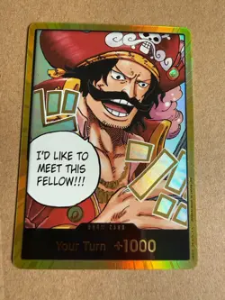 Gol.D.Roger DON Card Gold Foil OP13 Carrying On His Will One Piece TCG NM - Image 1