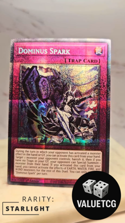 *READ* Casual/Deck Test Card (English): Dominus Spark - Custom Starlight Rare - Image 2