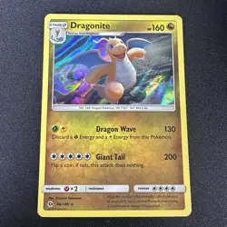 Dragonite 96/149 Holo Rare - Sun & Moon Base Set Pokemon Card - LP - Image 1