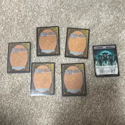 Wizards of the Coast MTG 6-Card Lot Zendikar Rising English Token Entomb Boots - Image 2