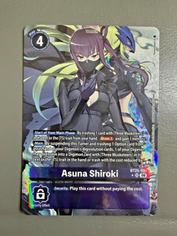 Asuna Shiroki BT25-092 Alternate Art Dual Revolution Digimon TCG Card English - Image 1