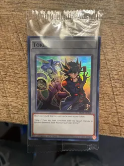 Yusei & Junk Warrior Card. SEALED Token Promo Near Mint! +Bonus FREE SHIPPING! - Image 1