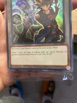 Yusei & Junk Warrior Card. SEALED Token Promo Near Mint! +Bonus FREE SHIPPING! - Image 2