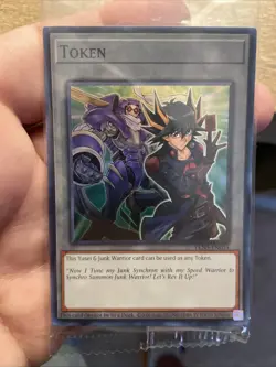 Yusei & Junk Warrior Card. SEALED Token Promo Near Mint! +Bonus FREE SHIPPING! - Image 3