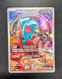 Team Rocket's Wobbuffet Holo 203 SV: Scarlet & Violet Promo Cards NM - Image 1