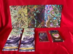 Nostalgix TCG Base Set Bundle Blowout Sale! Promo Kit w/Card Sleeves & 4 Packs B - Image 1