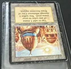City of Brass Arabian Nights Damage Land Rare CARTE MTG (NO 1) - Image 4