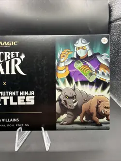 MTG Secret Lair x Teenage Mutant Ninja Turtles VHS Villains Foil Edition SEALED - Image 3