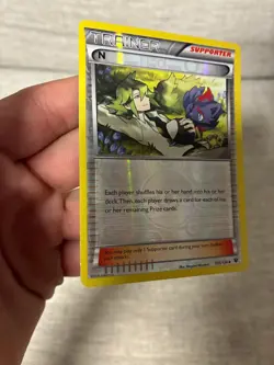 N Reverse Holo 105/124 Fates Collide, XY (MP) Pokemon Card - Image 2