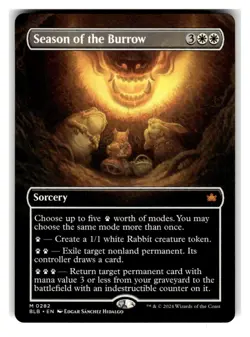 Season of the Burrow (Borderless) M Bloomburrow 282 NM - Image 1