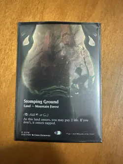 x1 MTG EOE Stomping Ground Galaxy Foil 0378 Pack Fresh - Image 1