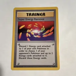 Pokemon TCG Super Energy Removal Base Set Uncommon 79/102 Unlimited 1999 - Image 1