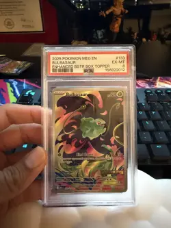 2025 POKEMON TCG BULBASAUR PSA 6 STAMP - Image 1