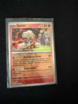 Pokemon Karte Qurtel TWM 030 Reverse Holo – Misprint / Miscut / Crimp Error rare - Image 2