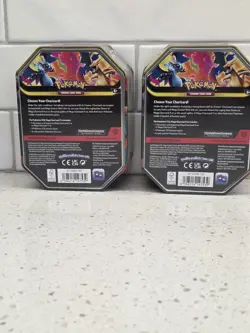 Pokemon Mega Charizard x and Y Tins Lot of 2 New Sealed - Image 2