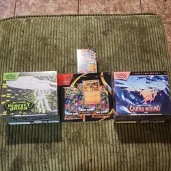 Pokemon TCG Mega Evolution: Chaos Rising Elite Trainer Box + Booster Bundle (6) - Image 1
