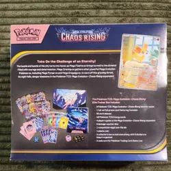 Pokemon TCG Mega Evolution: Chaos Rising Elite Trainer Box + Booster Bundle (6) - Image 2