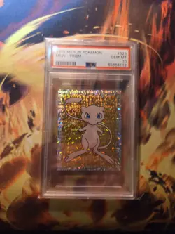 PSA 10 GEM MINT 1999 Merlin Pokemon Mew - Prism S25 WOW LOOK FAST LOW POP - Image 1
