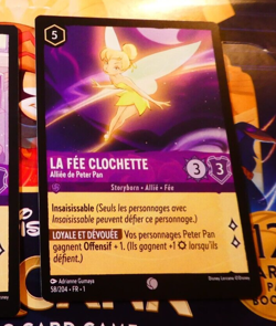 LORCANA TRADING CARD GAME DISNEY CHAPITRE 1 CARTE FEE CLOCHETTE 58/204 FR NM - Image 1