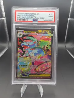 PSA 9 2025 POKEMON MEG EN-MEGA EVOLUTION | SIR MEGA VENUSAUR EX 177 - Image 1