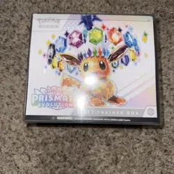 Pokemon TCG Prismatic Evolutions ETB Elite Trainer Box Sealed & Protector Includ - Image 1