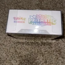Pokemon TCG Prismatic Evolutions ETB Elite Trainer Box Sealed & Protector Includ - Image 3