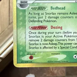 Pokemon Snorlax (Delta Species) 10/101 Dragon Frontiers Reverse Holo Rare 80HP - Image 5