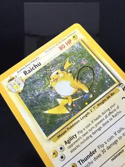 Pokemon Base Set 2 Holo Raichu #16 HP - Image 2