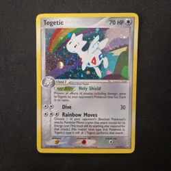 Togetic Holo 14/109 EX Team Rocket Returns Pokemon TCG - NM/VLP - Image 1