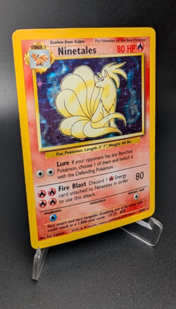 Ninetales - Base Set Unlimited 12/102 - Pokemon TCG (WOTC) - HP/Damaged - Image 2