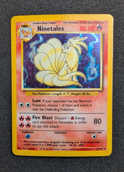 Ninetales - Base Set Unlimited 12/102 - Pokemon TCG (WOTC) - HP/Damaged - Image 4