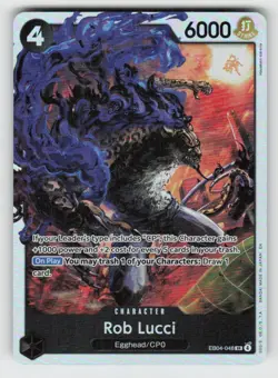 Foil Rob Lucci EB04-048 Super Rare Adventure on Kami's Island Near Mint - Image 1