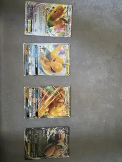 Dragonite EX & GX Holo 4-Card Lot Pokemon TCG English - Image 1