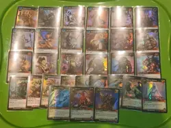 World Of Warcraft Wow TCG Betrayers Timewalkers Complete Foil 30 Card Set Very C - Image 1