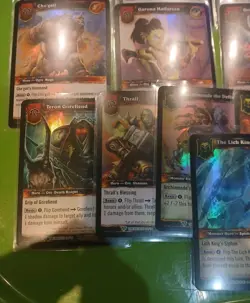 World Of Warcraft Wow TCG Betrayers Timewalkers Complete Foil 30 Card Set Very C - Image 5