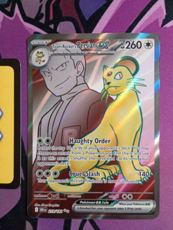 Team Rocket's Persian ex 219/182 Ultra Rare Destined Rivals Near Mint Card - Image 2
