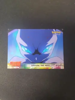 Pokemon Card LEAVING THE NEST #4 Mewtwo Strikes Back Blue Logo Topps - MP - Image 1